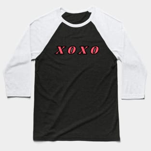 X O X O (Hugs and Kisses) Baseball T-Shirt